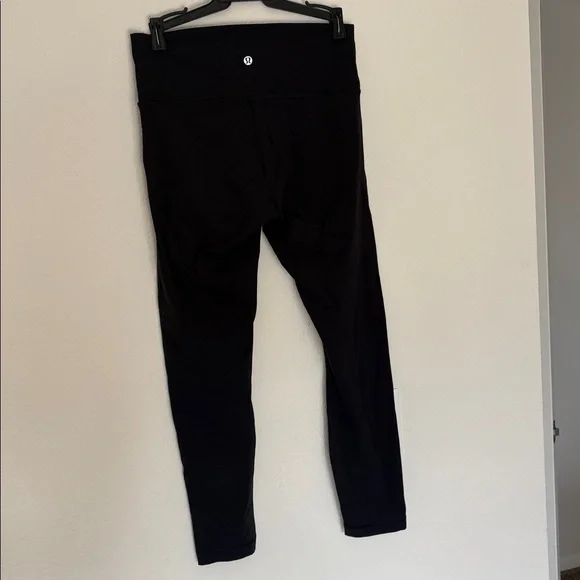 Lululemon Wunder Under Hi-Rise 7/8 Tight *Full-On Luxtreme 25" Black size 8 - Picture 4 of 6